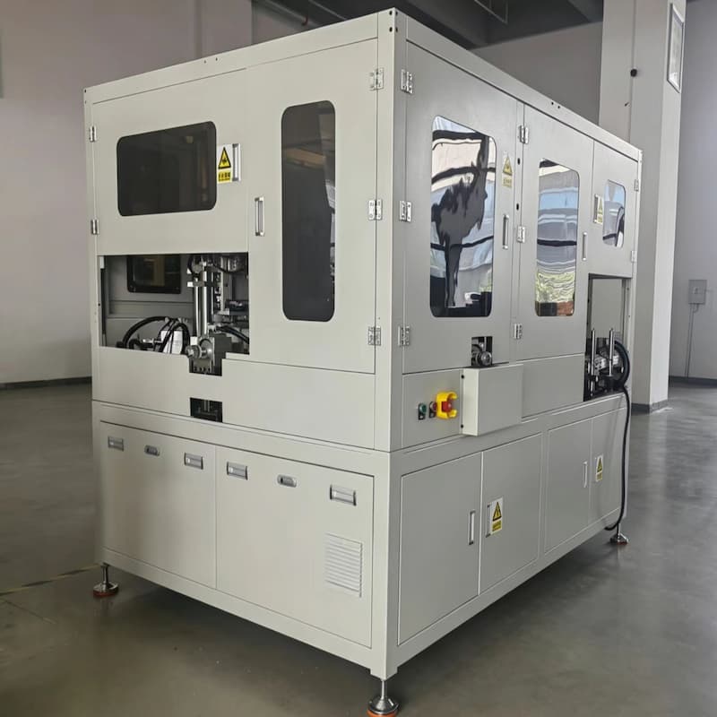 Synrit GU10 lamp base automated assembly line - full-line equipment overview, mass production solution for LED bases